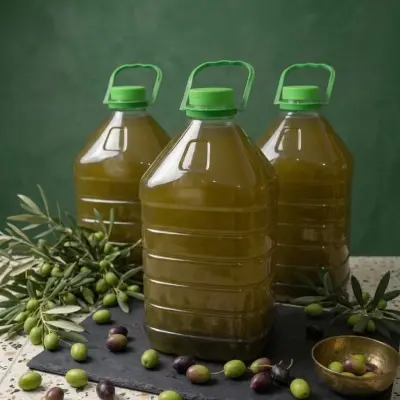 زيت زيتون بكر 15لتر اوليفيا جرجرة