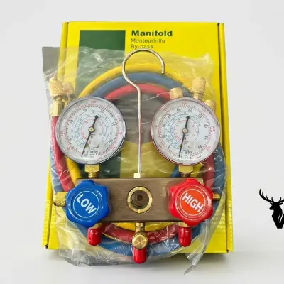 _Mano 2 voie manifold R134a _+flexible