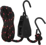 Corde à Cliquet à Poulie Robuste Multi-Usages - حبال بكرة الرافعة شديدة التحمل (قوة رفـع 220 كغ)