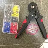 Kit outils de sertissage électrique 164 Pièces de gaine - Pince à sertir HSC8 6-4A