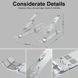Support pliable réglable en Aluminium pour ordinateur Portable