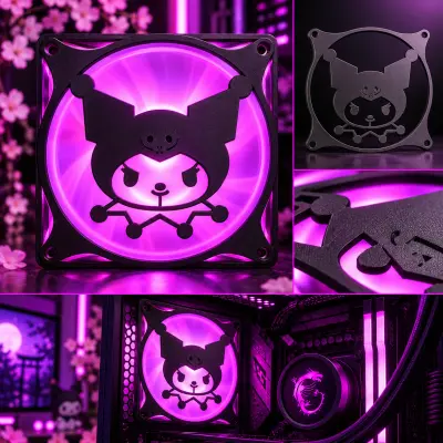 💜 Kuromi Fan Cover 120mm – BOB_LAB