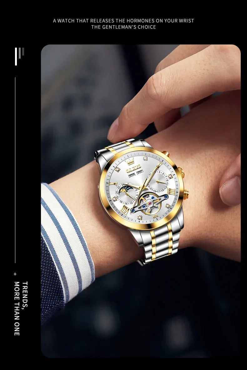 montre  Automatic Mechanical olevs  Original water ressiste 30 Metre