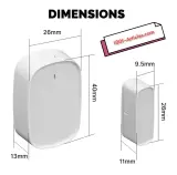 Capteur intelligent d'ouverture de porte / fenêtre - MOES Tuya Smart Zigbee