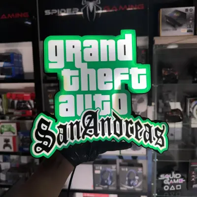 DECOR 3D LED GTA SAN ANDREAS