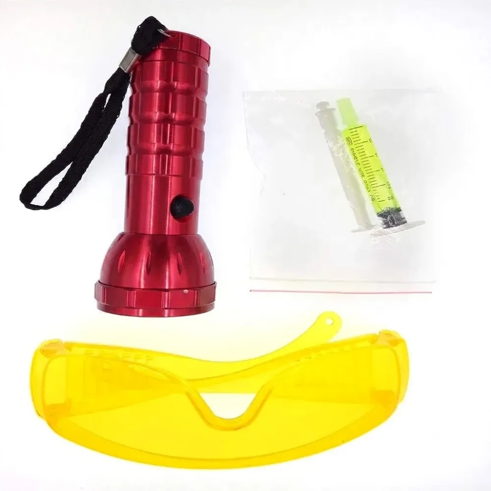 Kit Détecteur de Fuite  UV (Lampe UV, Lunettes de Protection & Tracer)