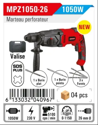 Perforateur soficlef 1050w