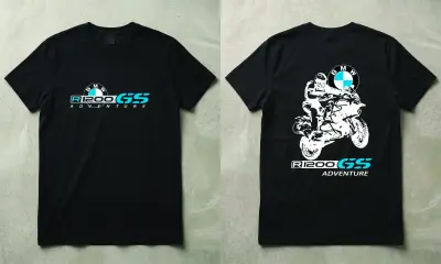 T-shirt BMW GS1200 Noir