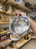 Cocotte "Art Collection" Triply Cookware avec Couvercle en Verre – 20/24cm