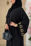عباءة القلوب الفاخرة