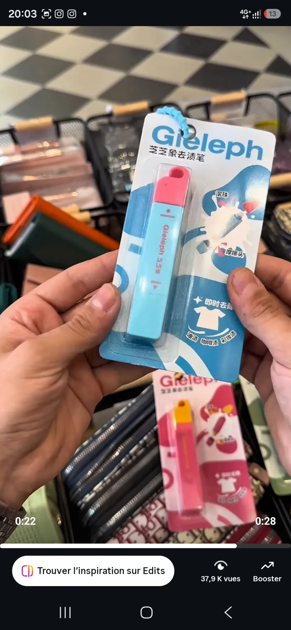 Stylo Détachant Instantané Gieleph