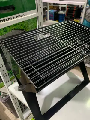Barbecue à charbon Portable Pliable Grille sous forme de X