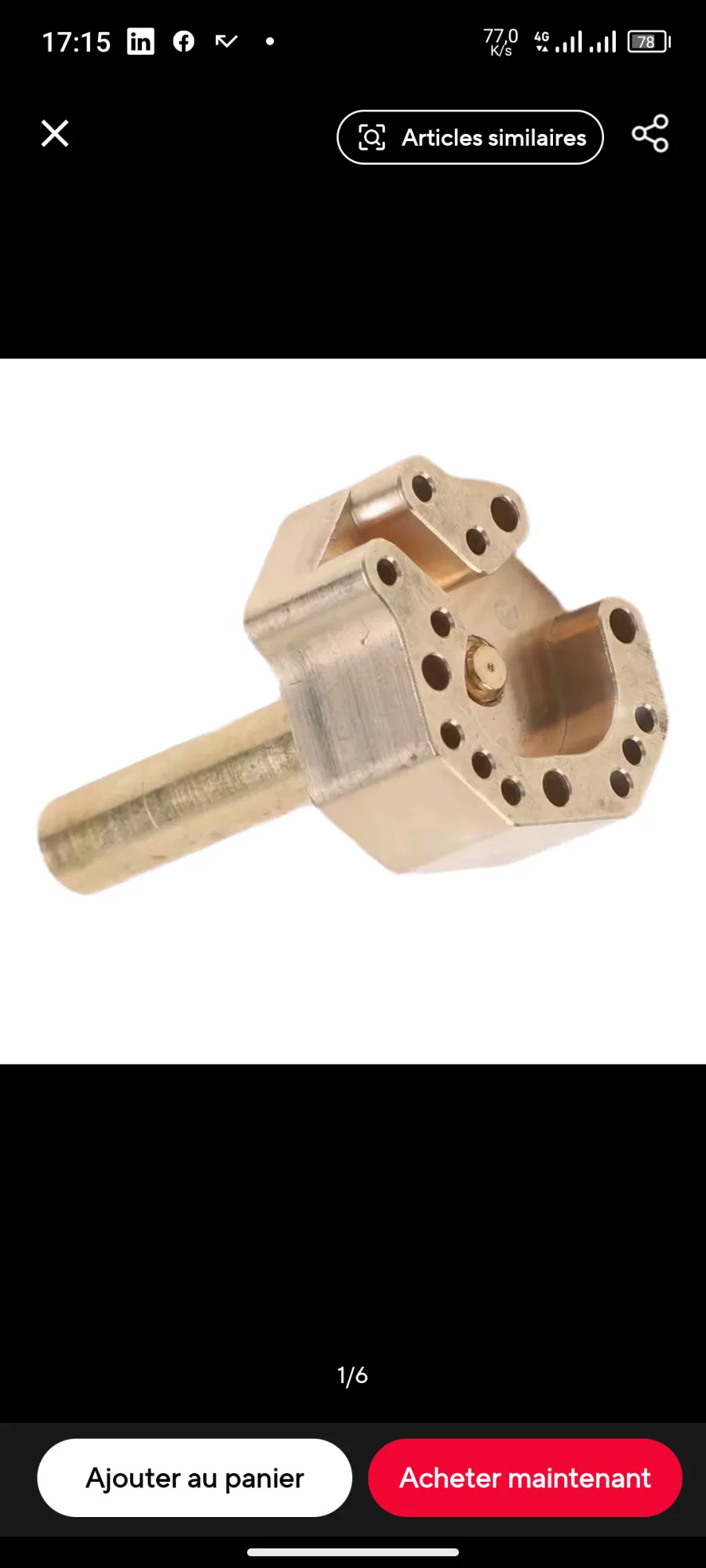 Adaptateur Fer pour joystick
