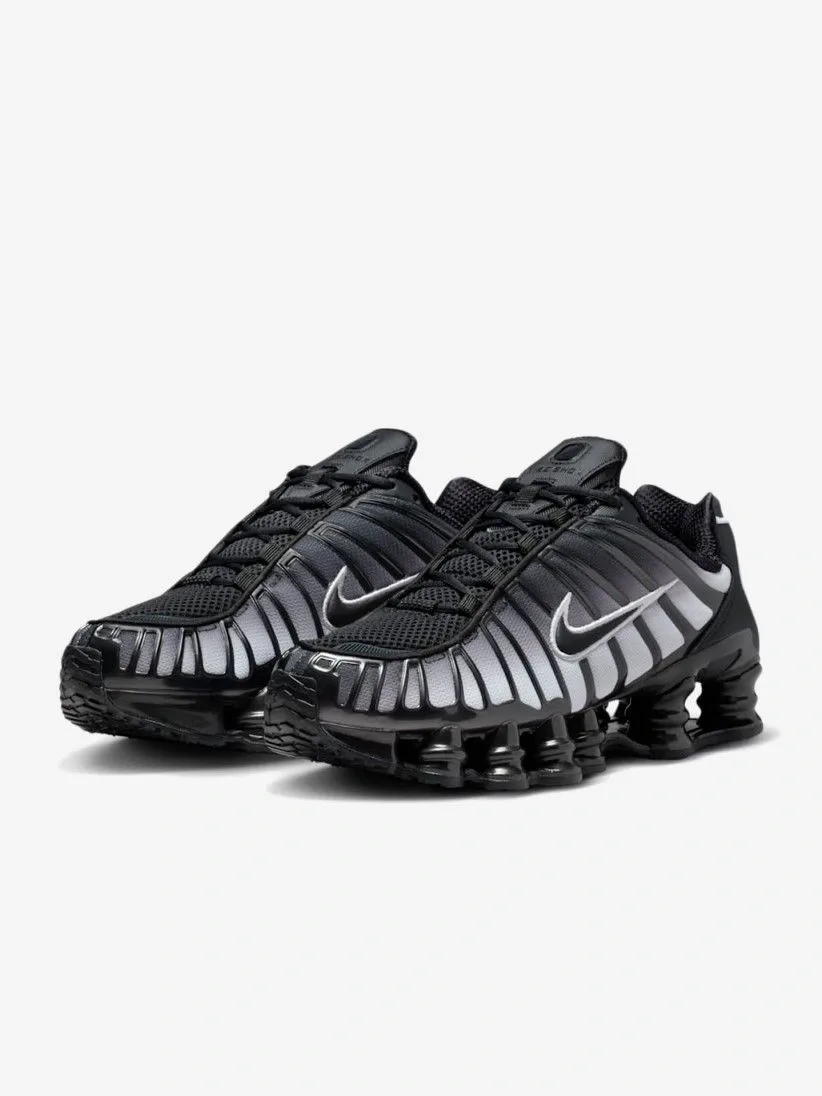 Nike shox fade black white