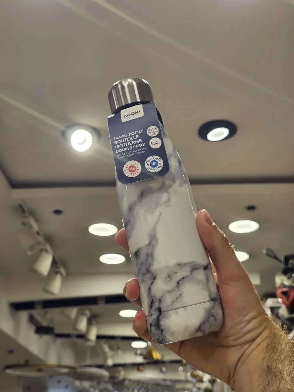 Bouteille Isotherme Effet Marbre – COOK CONCEPT