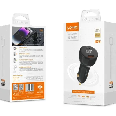 100W Dual USB Super Fast Car charger C101