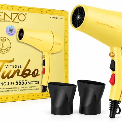 Sèche-cheveux ENZO Vitesse Turbo 5555 – Modèle EN-111-8