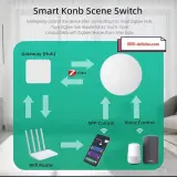 Bouton poussoir de scènes intelligentes Tuya Smart - Zigbee