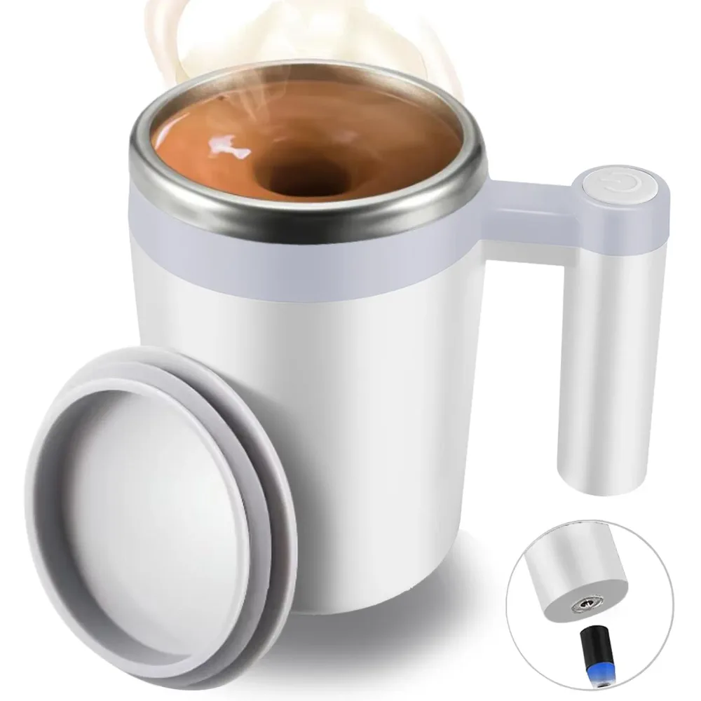 Mug Auto-Mélangeur Magnétique “AUTO MUG STIRRING” : L’Innovation au Service de Votre Boisson