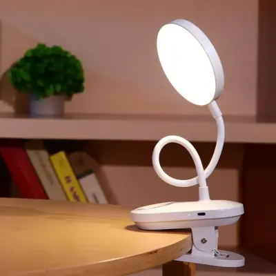 💡 مصباح المكتب الذكي LED – إضاءة دائرية احترافية