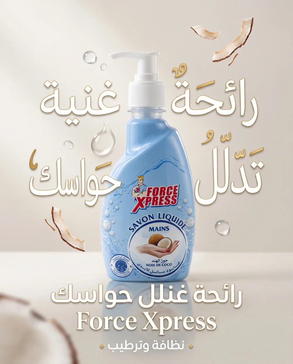 صابون سائل لليدين برائحة الورد والتوت  400مل-FORCE XPRESS-