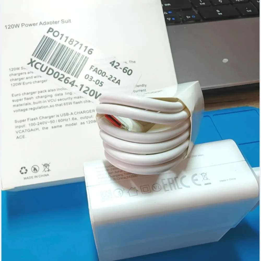 Chargeur Fast Charge Copie Originale 120 Watts