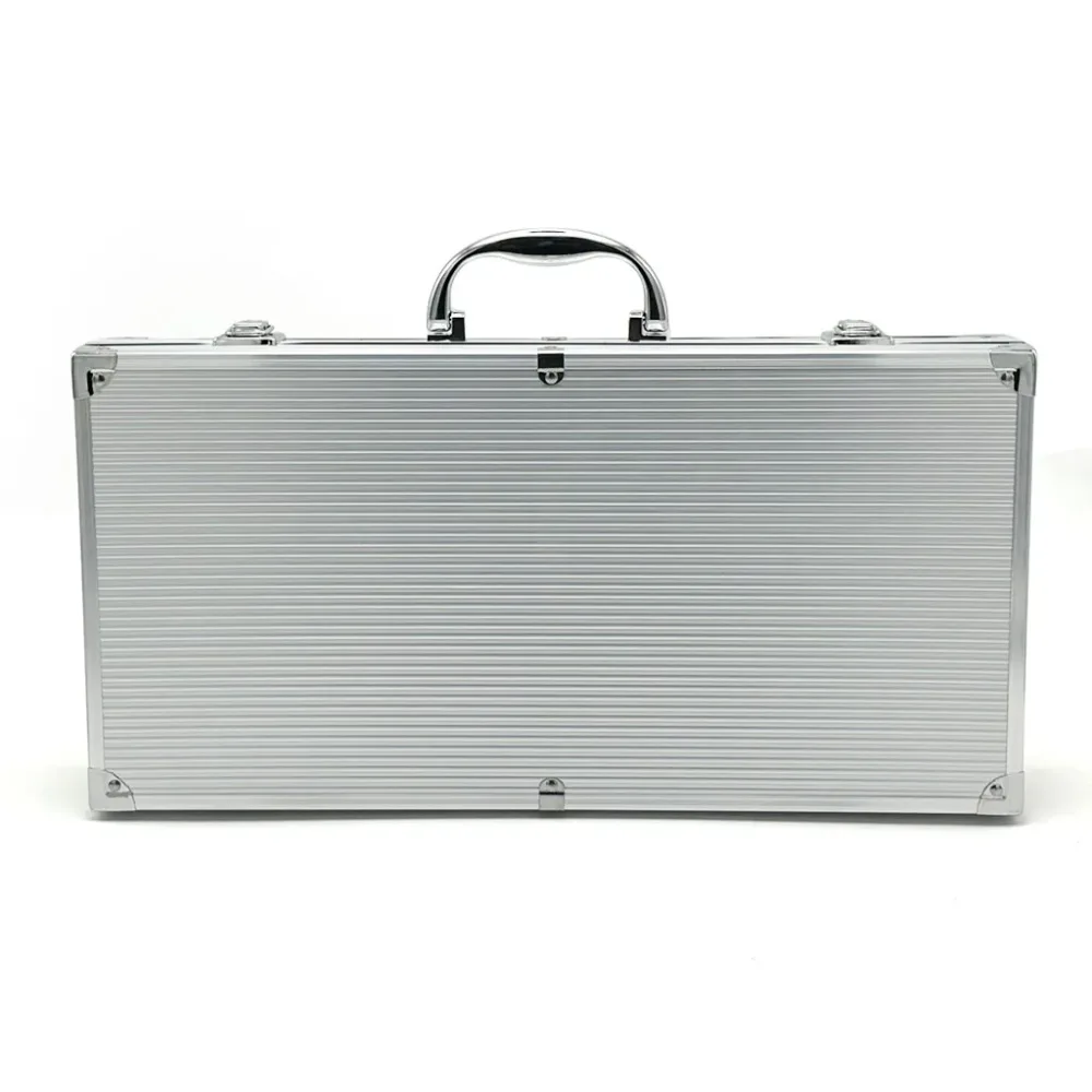 Coffret de Couteaux Professionnel avec Valise en Aluminium 9Pcs - طقم سكاكين الجزارة في حقيبة ألمنيوم صلبة