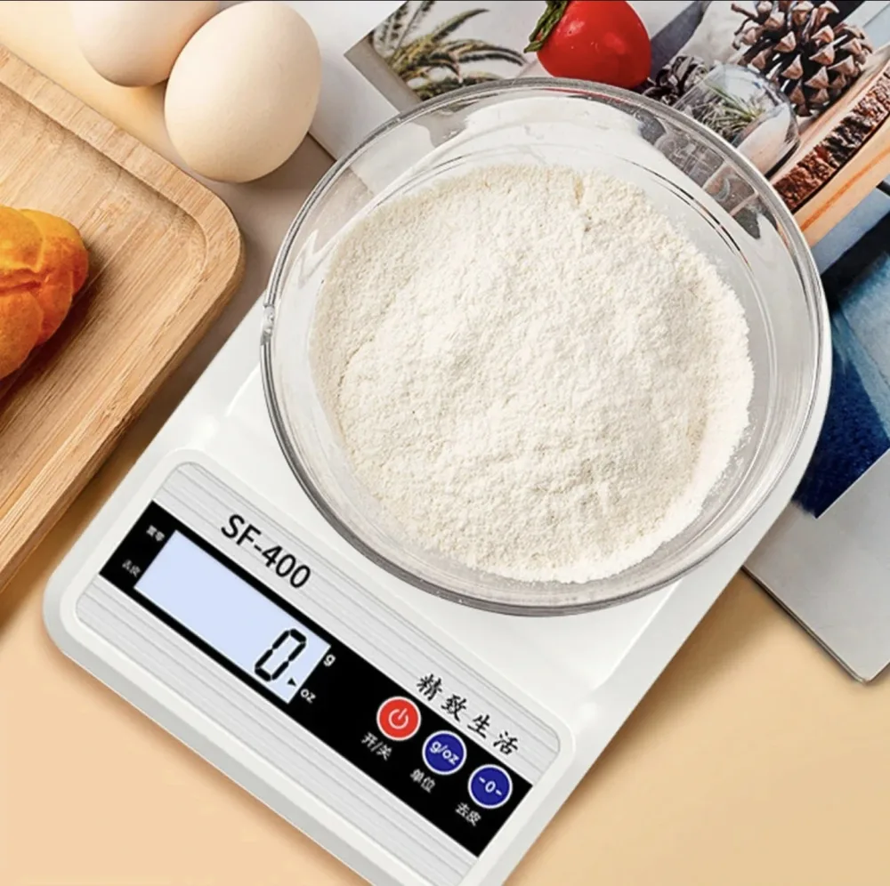 Balance de cuisine numérique  10kg, Balance de cuisine électronique de précision 1g