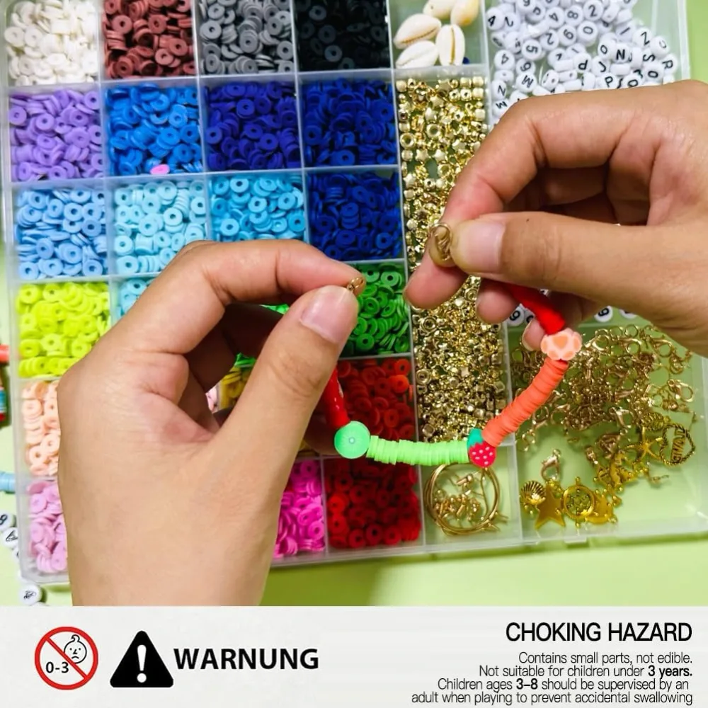 Ensemble de Pendentifs Assorties pour Création de Bijoux DIY - علبة الخرز المتنوعة والشاملة لصناعة الإكسسوارات والأساور يدويًا