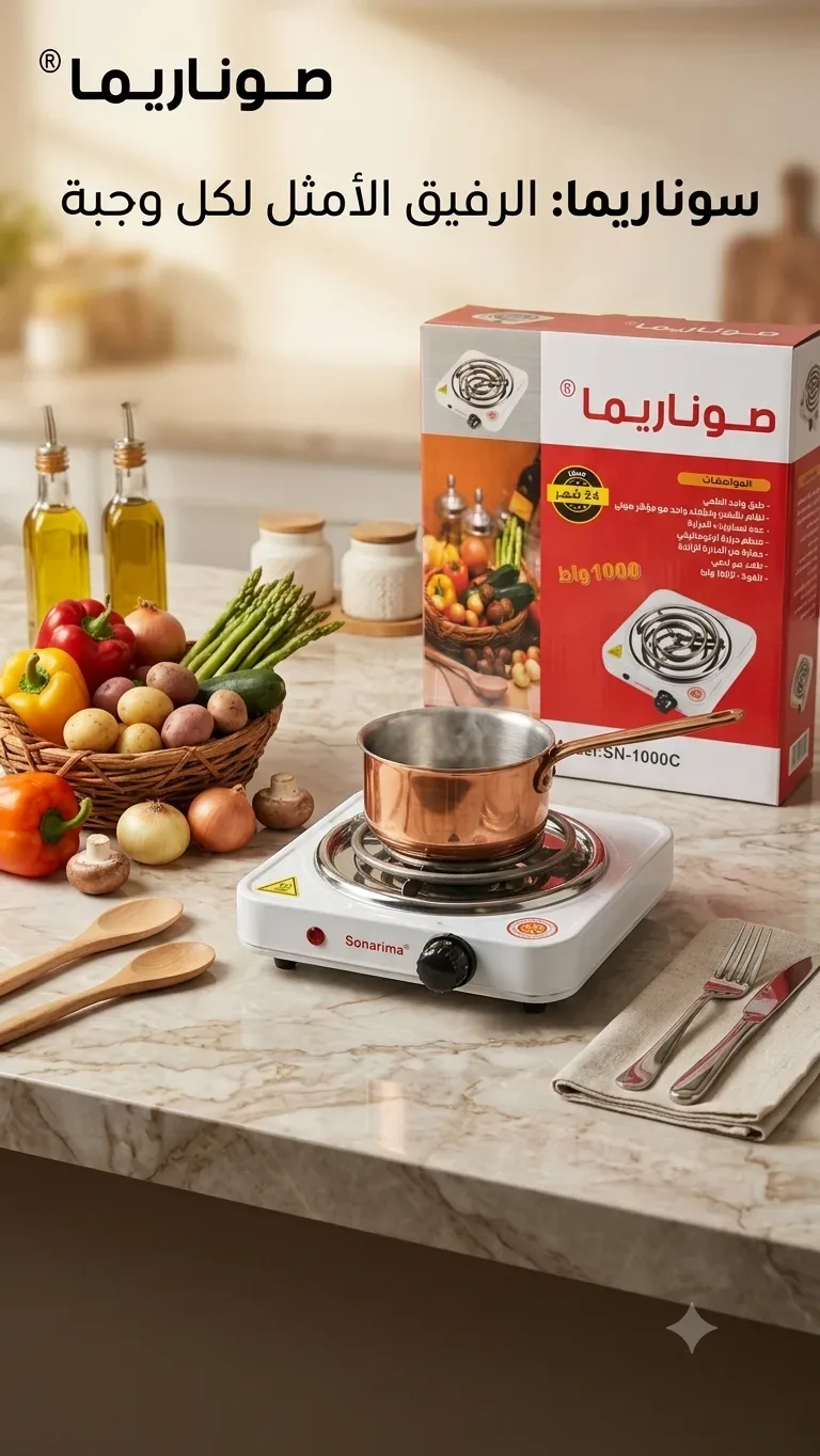 موقد سوناريما (Sonarima) 1000واط