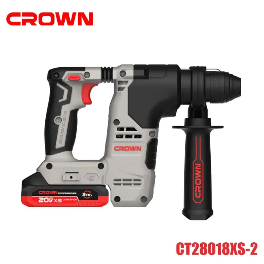 Marteau perforateur sds-plus 20v 2.0ah CT28018XS-2 CROWN