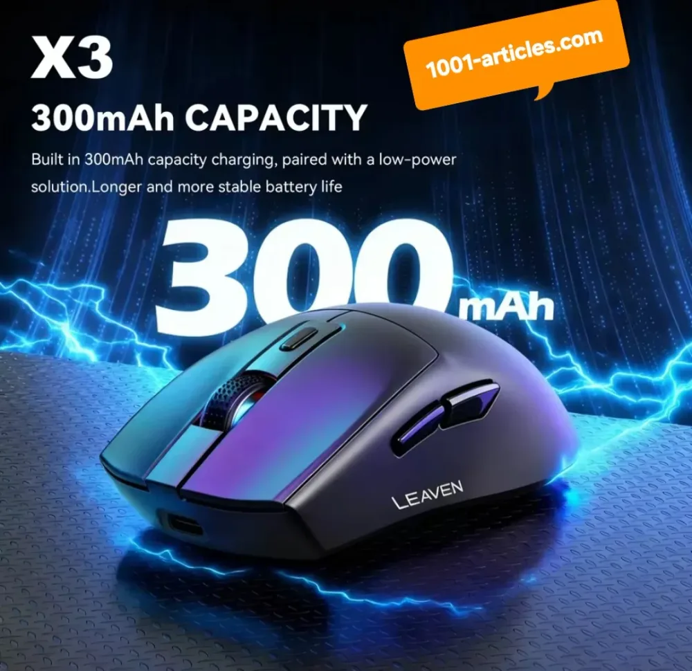 Souris Sans Fil Bi-Modes - Station de Charge Magnétique - RVB Bluetooth 5.2.