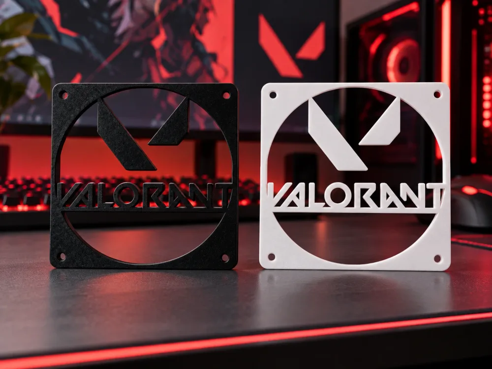 🔴 Valorant Fan Cover 120mm – BOB_LAB