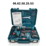 Meuleuse d’angle sans-fil brushless 21v HONESTPRO YAE6115
