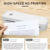 (imprimante portable et (marche  sans encre