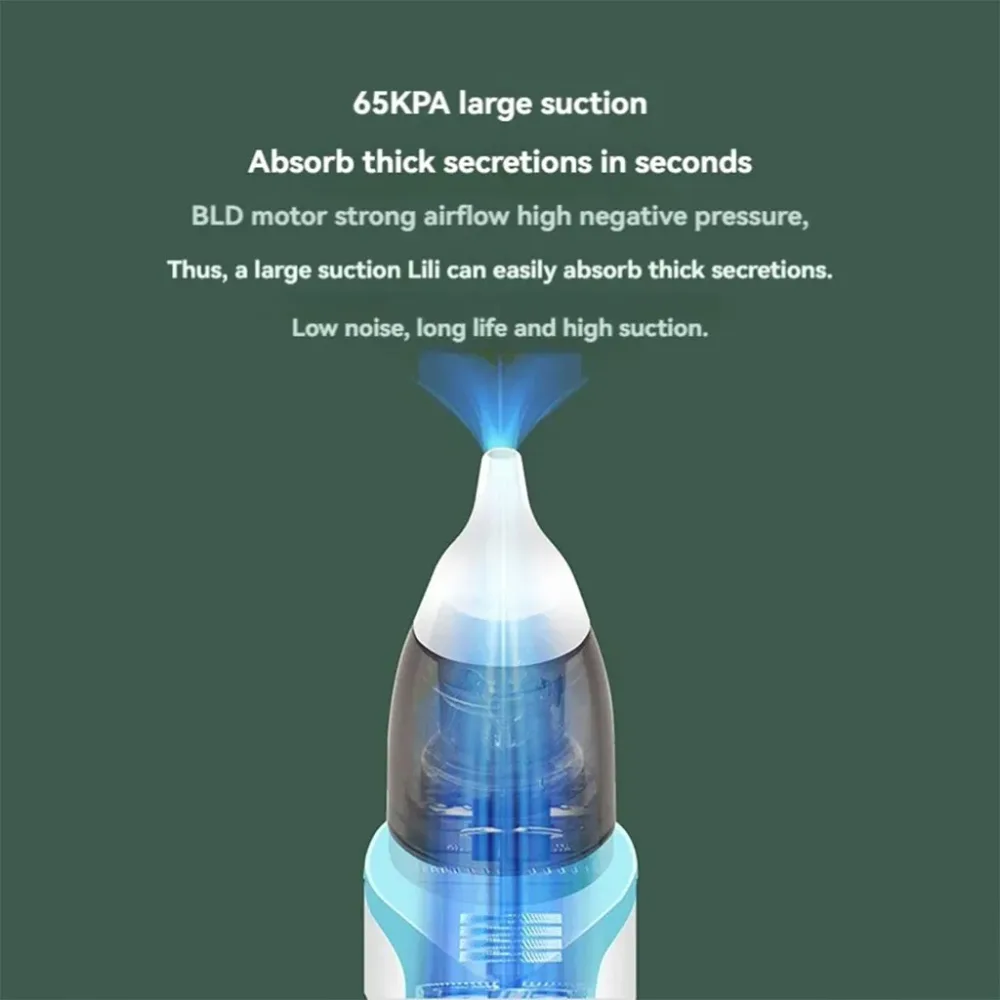 Aspirateur Nasal Électrique pour Bébé Adapté aux Nourrissons et Nouveau-nés – جهاز شفط للرضع