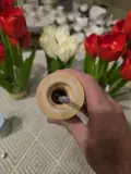 Moulin à Épices en Bois Style Bambou — Rose et Bleu