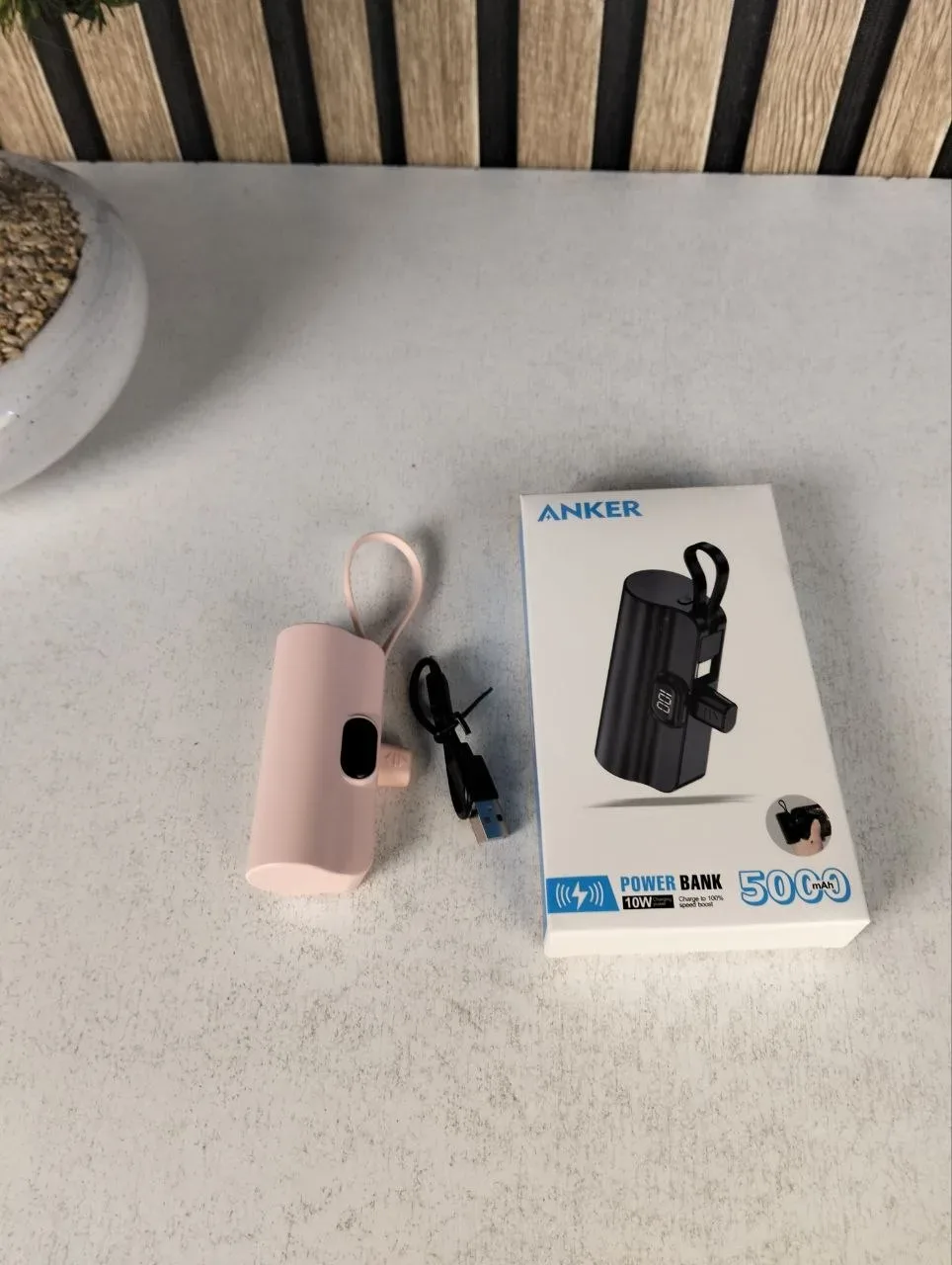 Mini Power Bank Portable Anker 10W 5000mAh