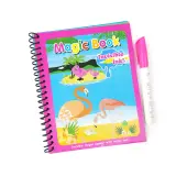 Magic Book réutilisable avec des dessins animés pour enfants et un stylo à eau