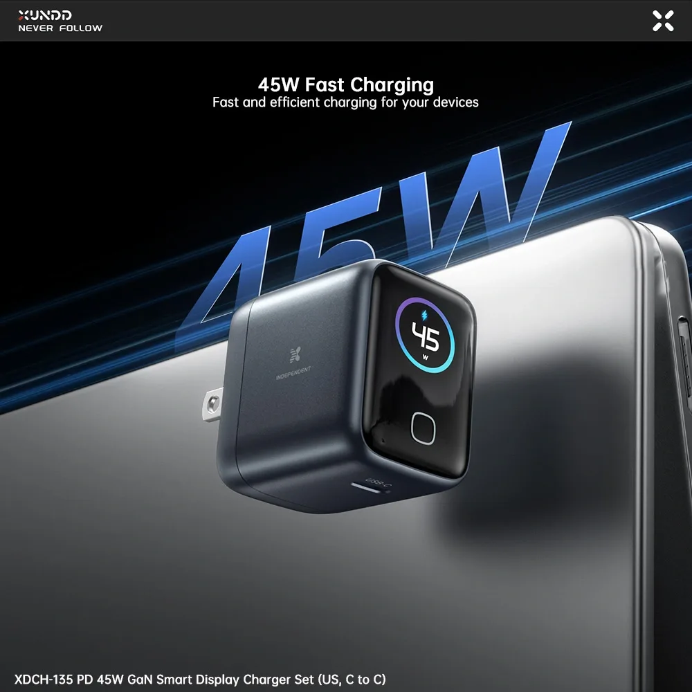 CHARGEUR XUNDD 45W GAN