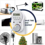 Prise Programmable Digitale pour Minuterie Électronique Écran LCD 16A 3680W - مقبس مؤقت رقمي ذكي للتحكم التلقائي بالأجهزة