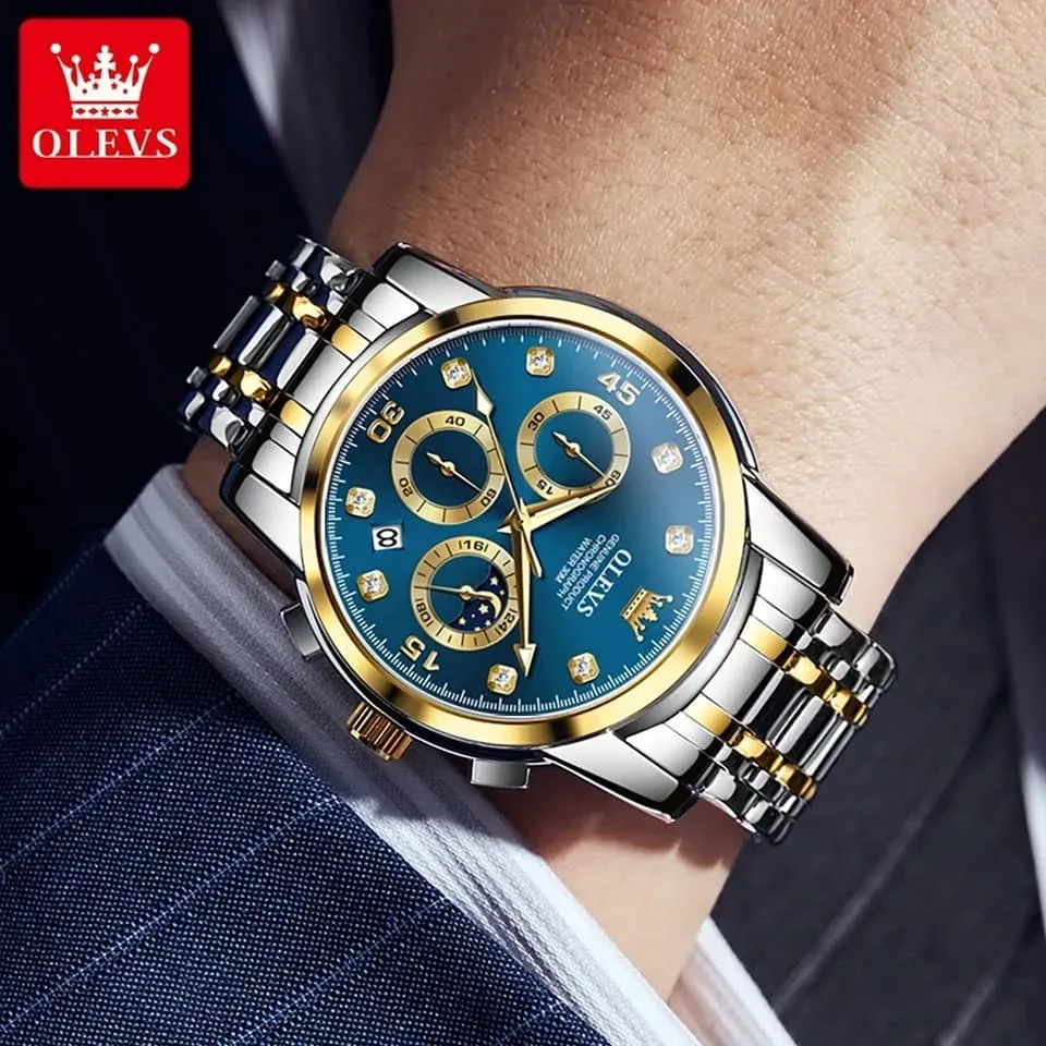 Nouvelle montre homme Quartz Olevs Original
