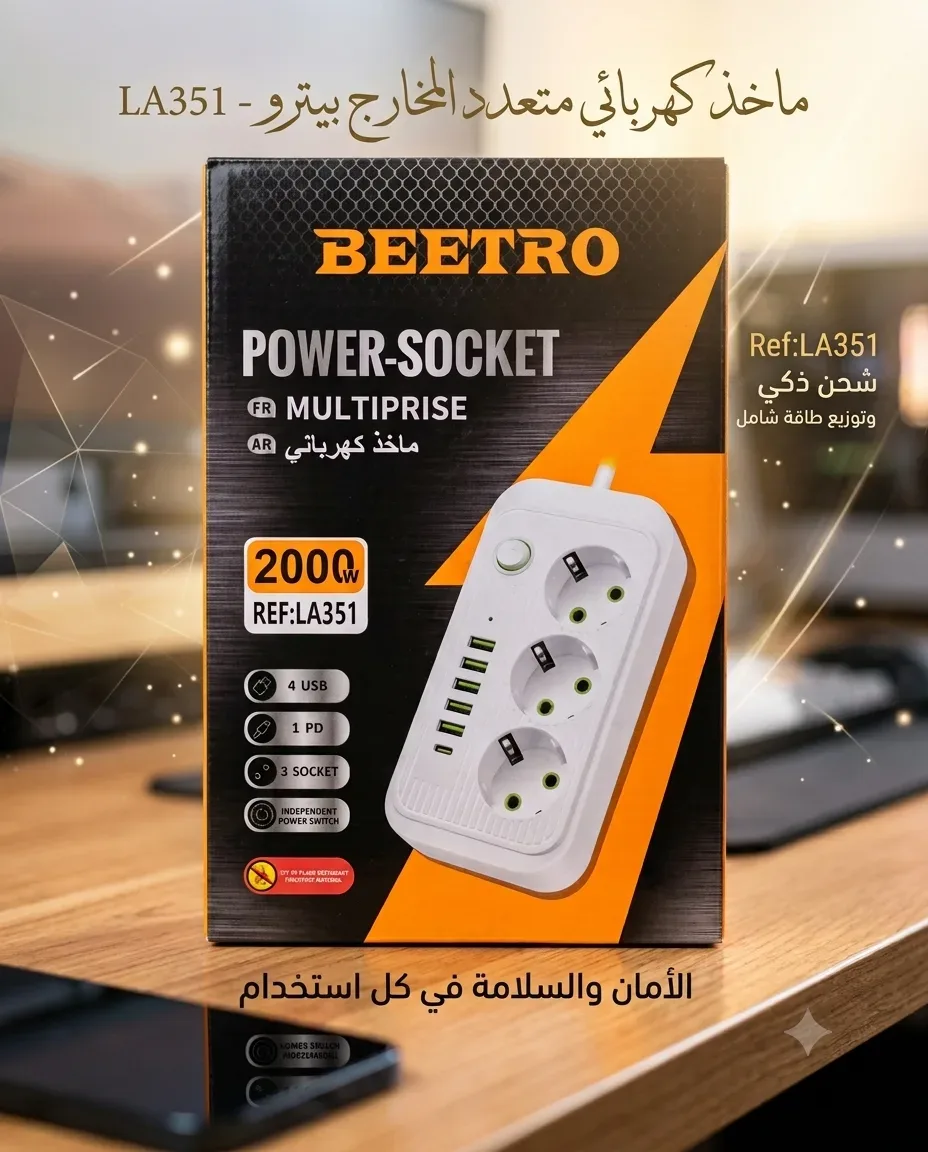 Beetro مأخذ كهربائي LA351