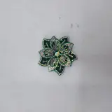 Fleur avec strass