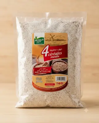 4 حبوب مطحونة 500غ