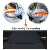 Couverture de Pare-brise Magnetique pour Voiture Toute Saison - غطاء الزجاج الأمامي للسيارة متعدد الفصول