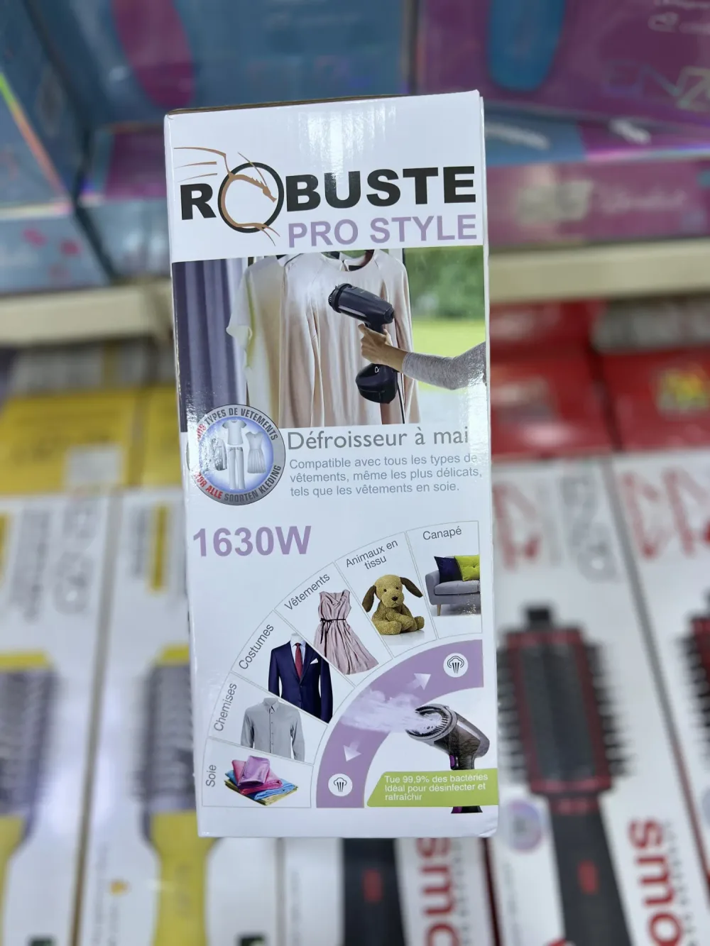 مكواة البخار المحمولة والاحترافية ROBUSTE بقوة 1630W