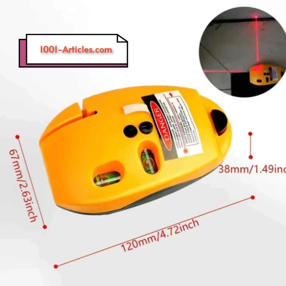 Niveau Laser à Angle Droit, Haute précision, 02 lignes infrarouge