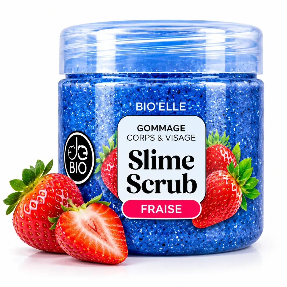BIO BELLE Slime Scrub Gommage – Exfoliant pour le corps & Visage 400g