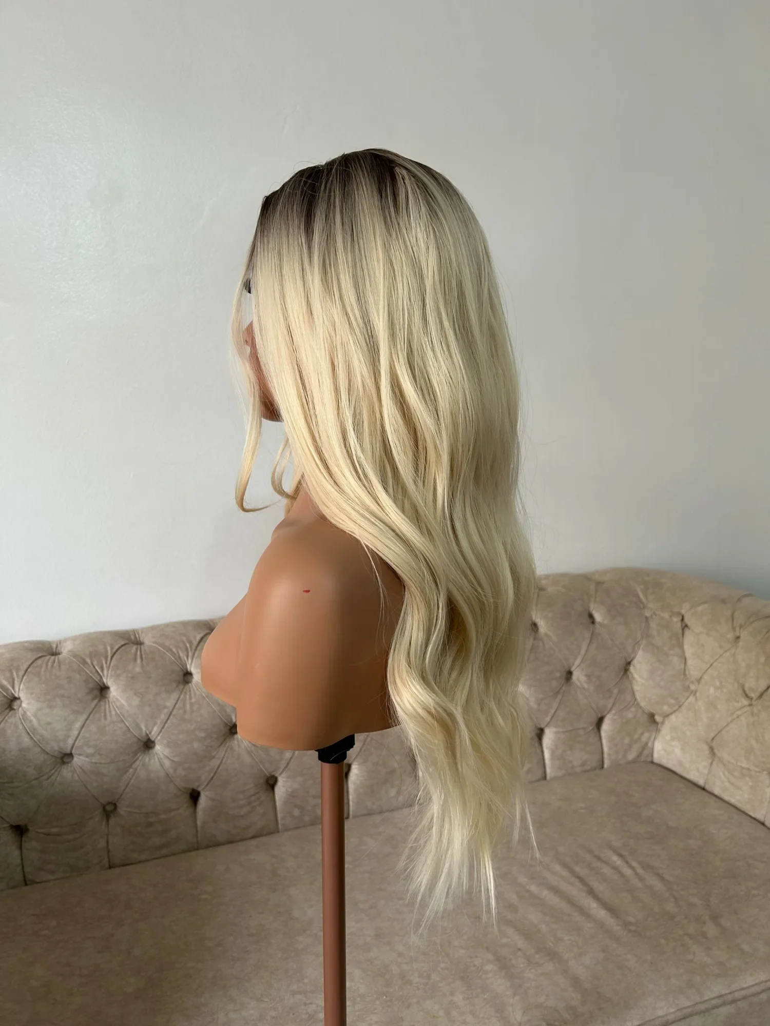 Perruque Blond sans meche